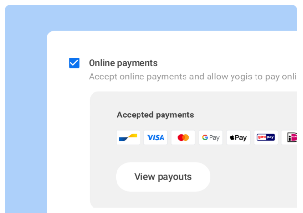 New Online payments