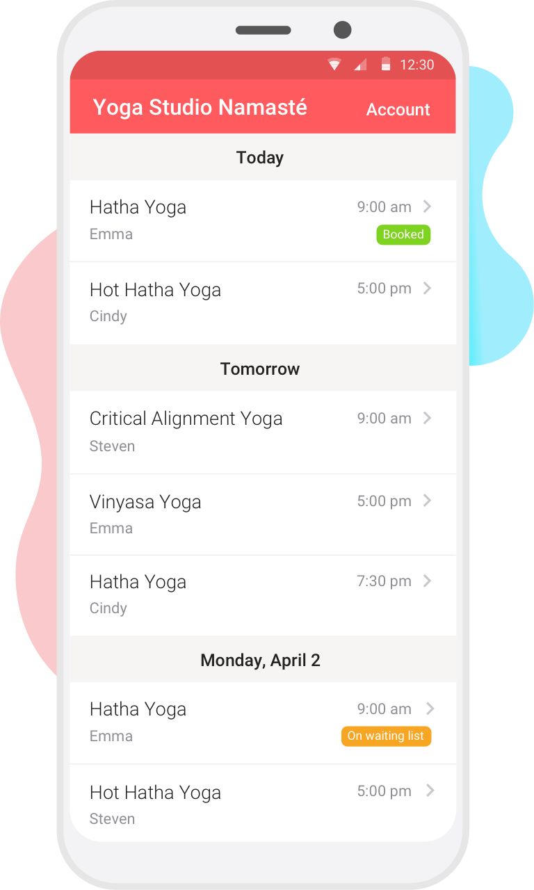 Momoyoga app for yogis (for Android)