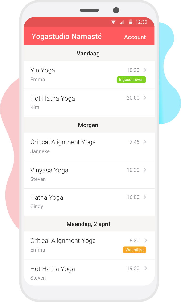 Momoyoga app voor yogi's (voor Android)