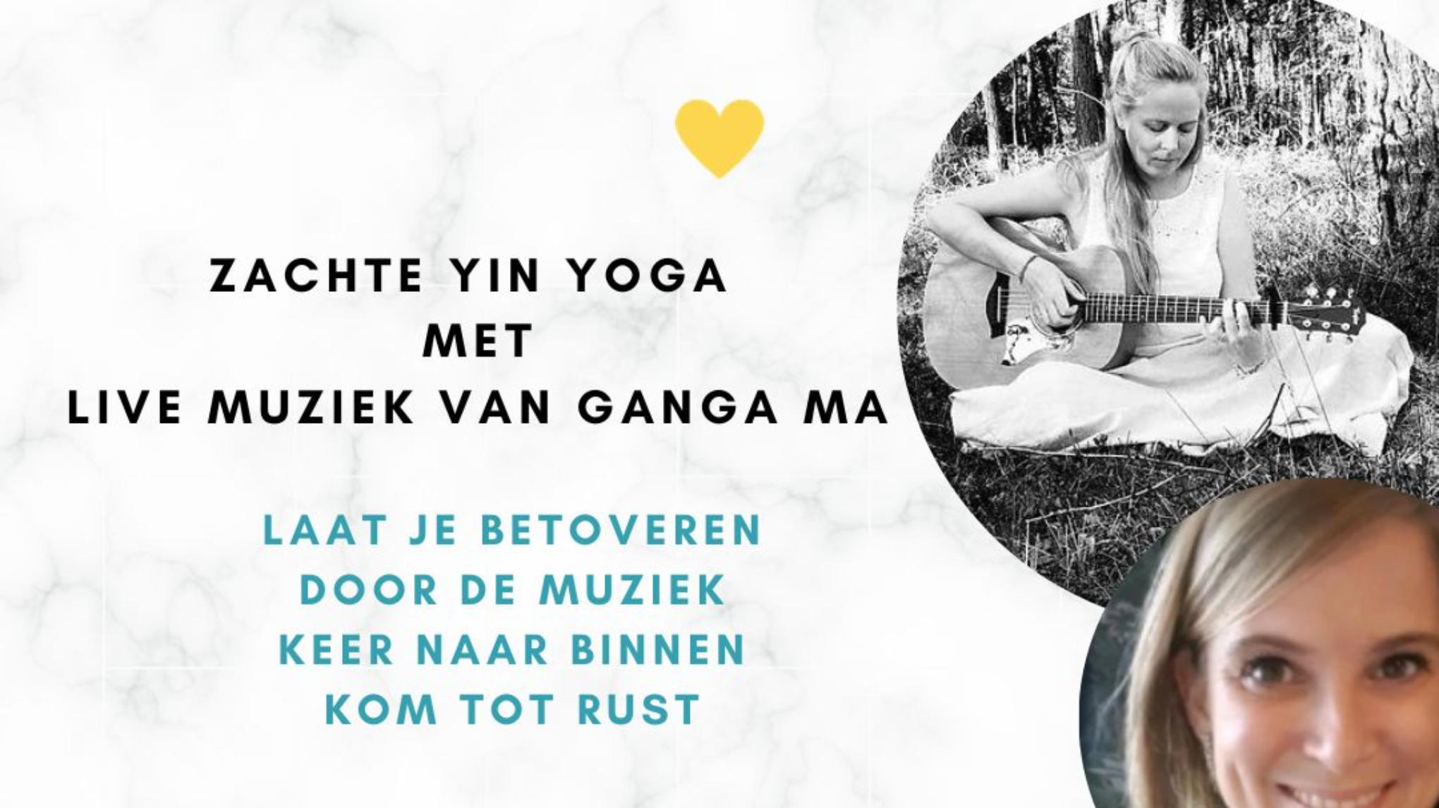 Zachte Yin Yoga & Live Mantra zang van Ganga Ma