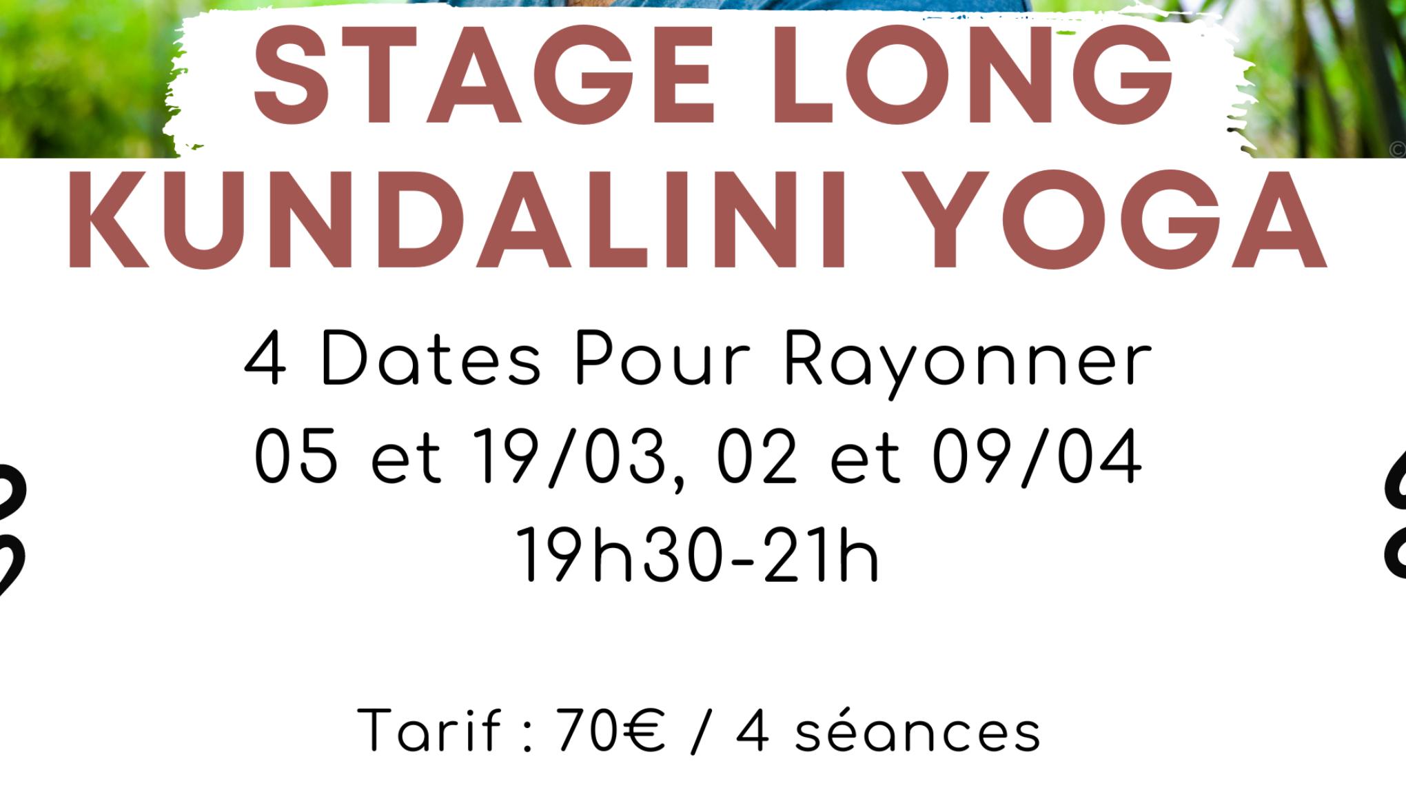 Stage Long - Kundalini Yoga Danse - 4 séances d'1h30 les jeudi à 19h30