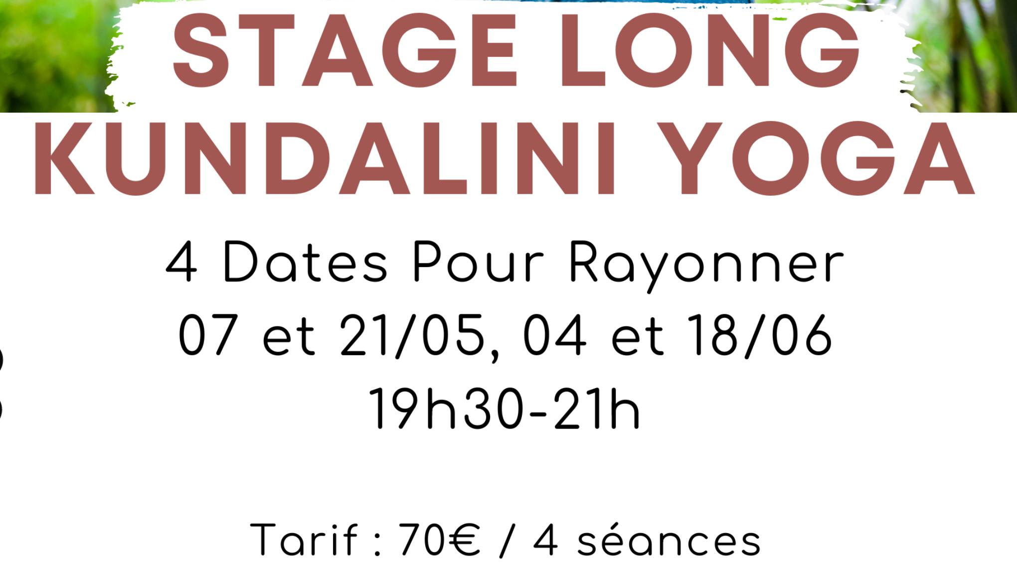 Stage Long - Kundalini Yoga Danse - 4 séances d'1h30 les mardi à 19h30