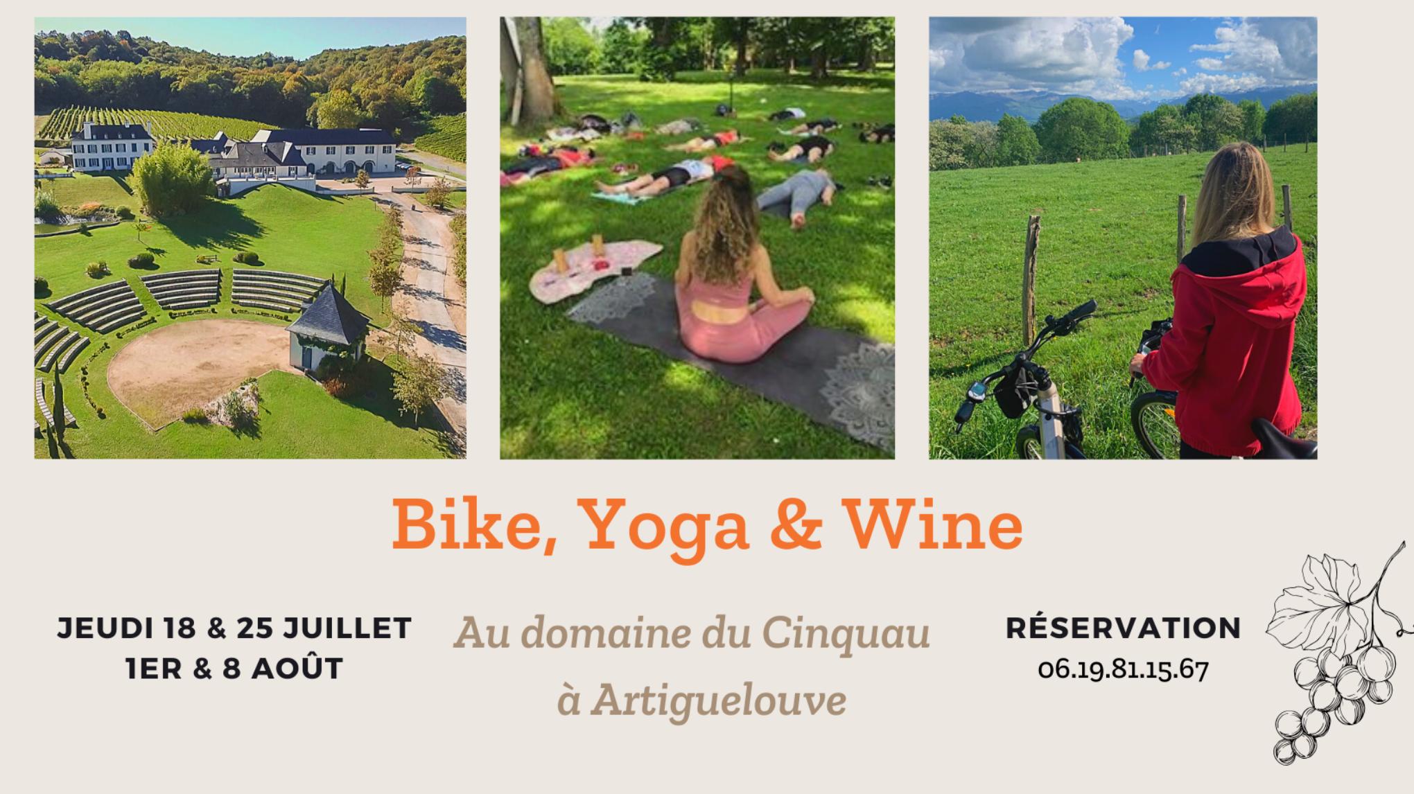 Yoga, Bike & Wine