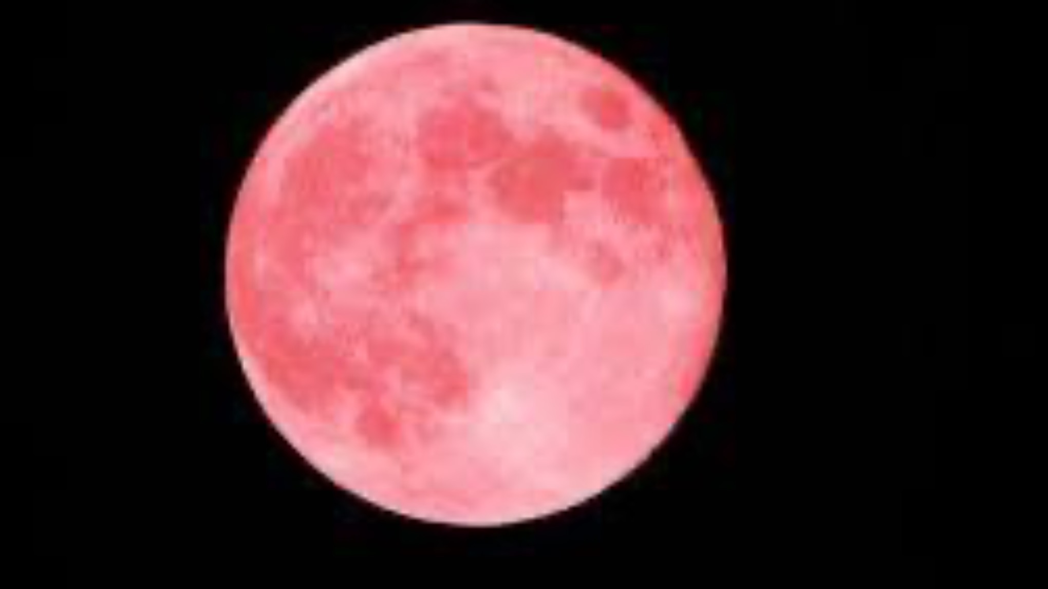 Pink Full Moon Circle