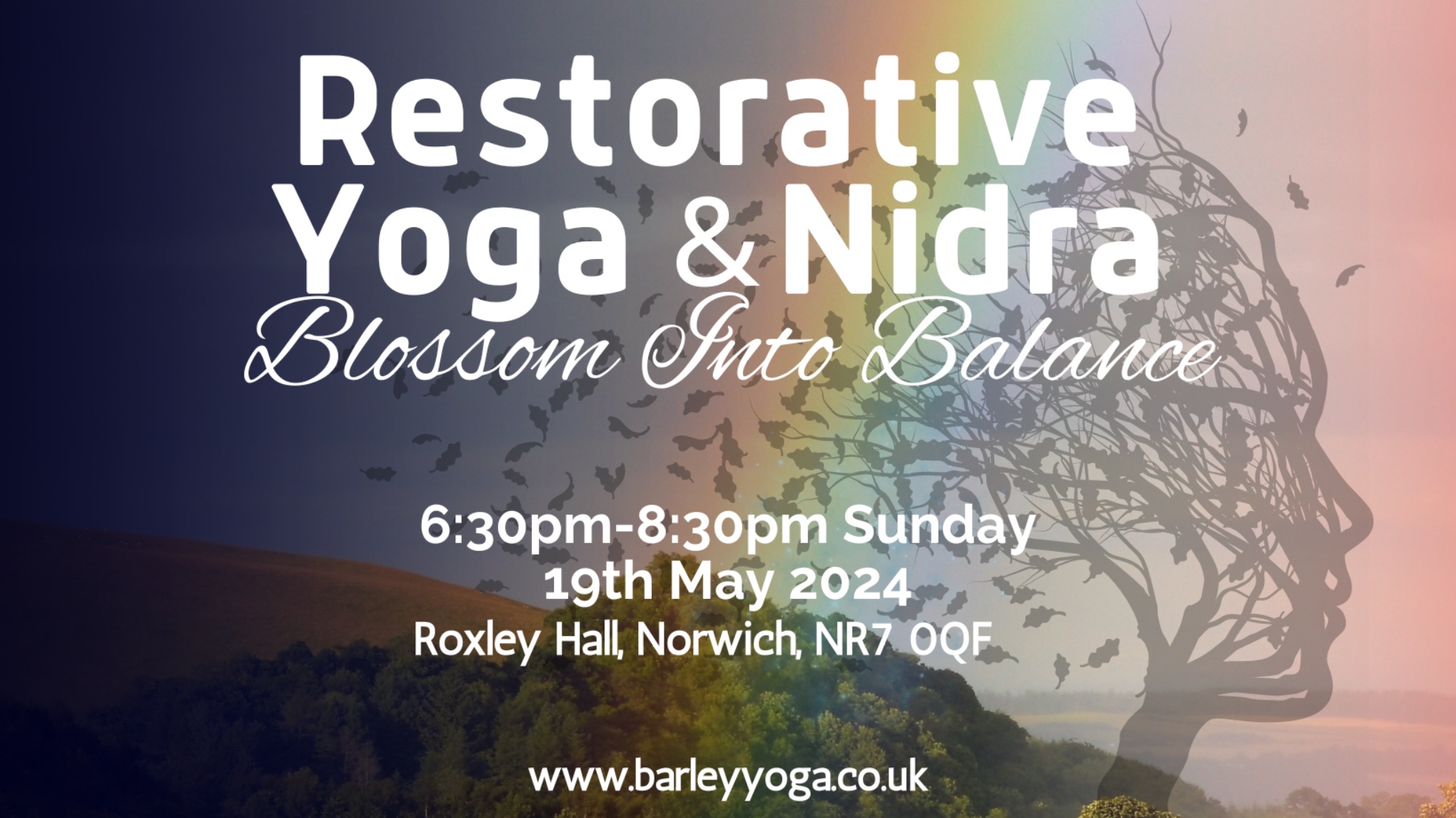 Sunday Evening Retreat / Blossom into Balance /Restorative Yoga and Nidra