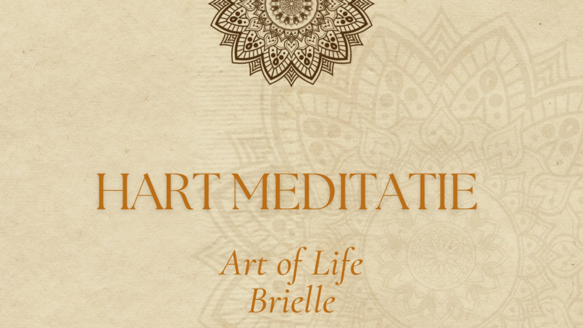 Hart meditatie Art of life Brielle