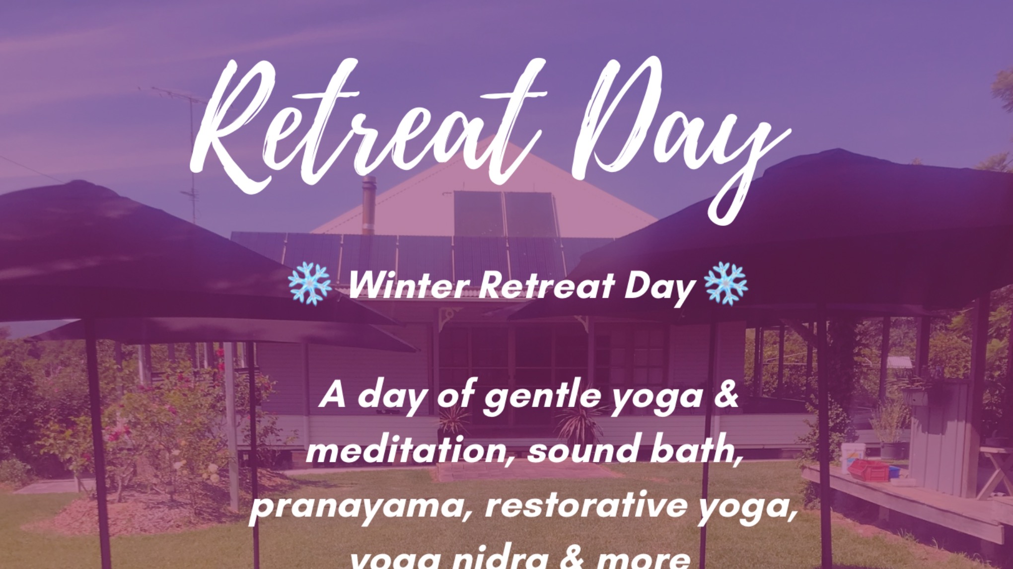 ❄️ Winter Retreat Day ❄️
