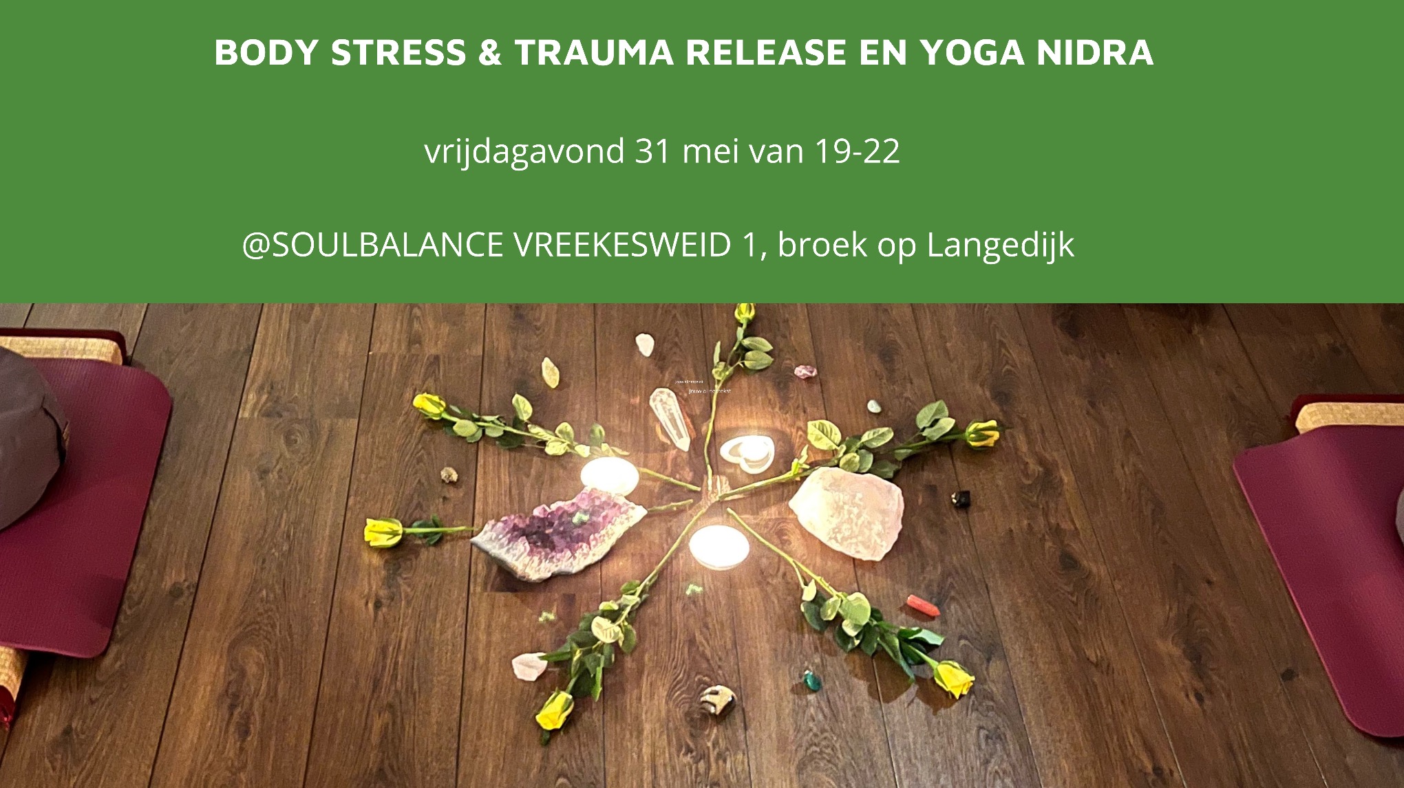 Body Stress & Trauma release en yoga Nidra