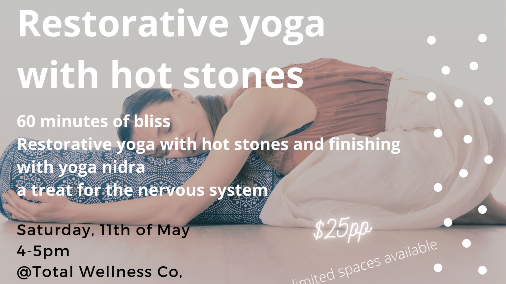 Mothers Day Pop Up - Restorative Yoga with Hot Stones